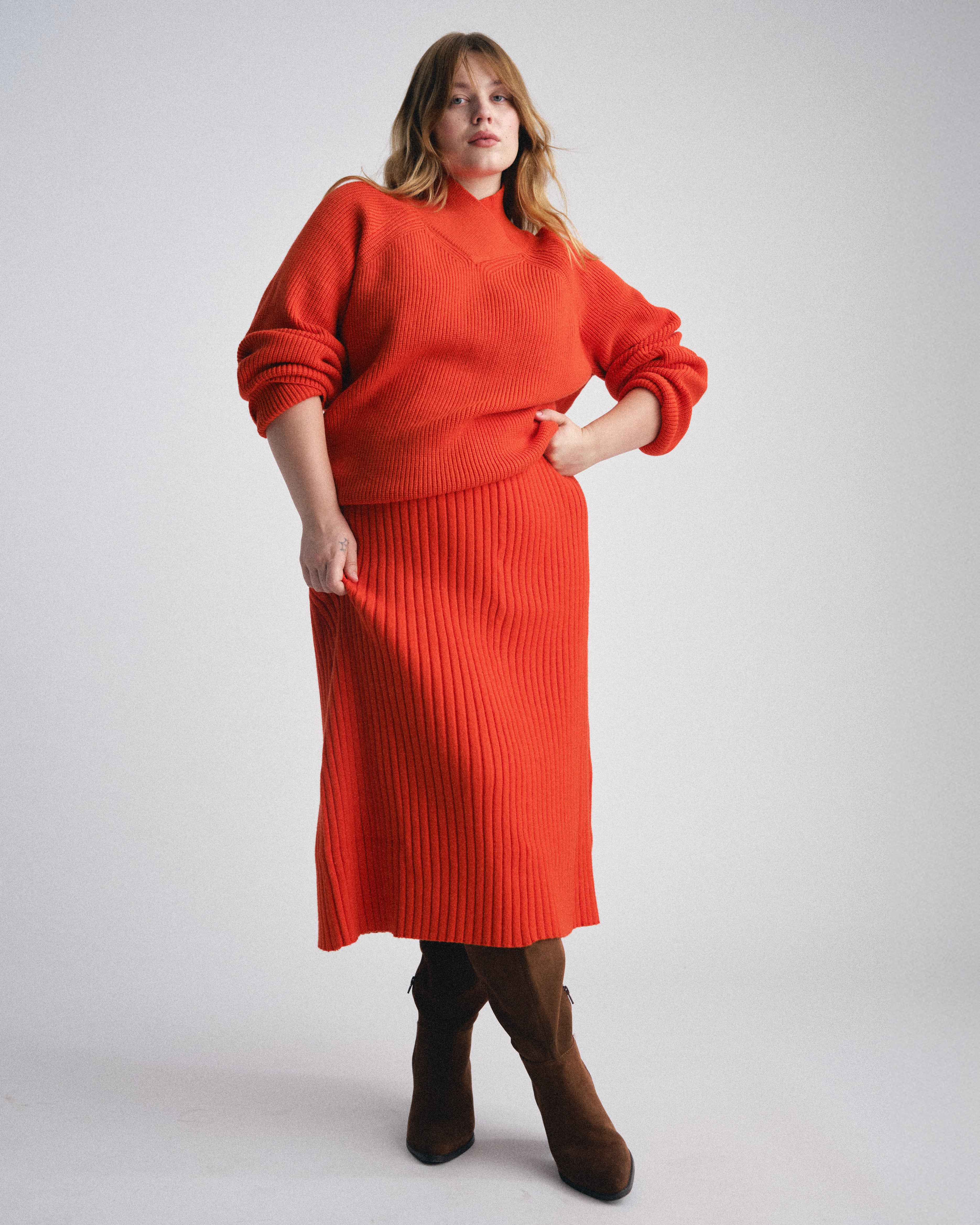 Risa Sweater Skirt - Poppy – Universal Standard