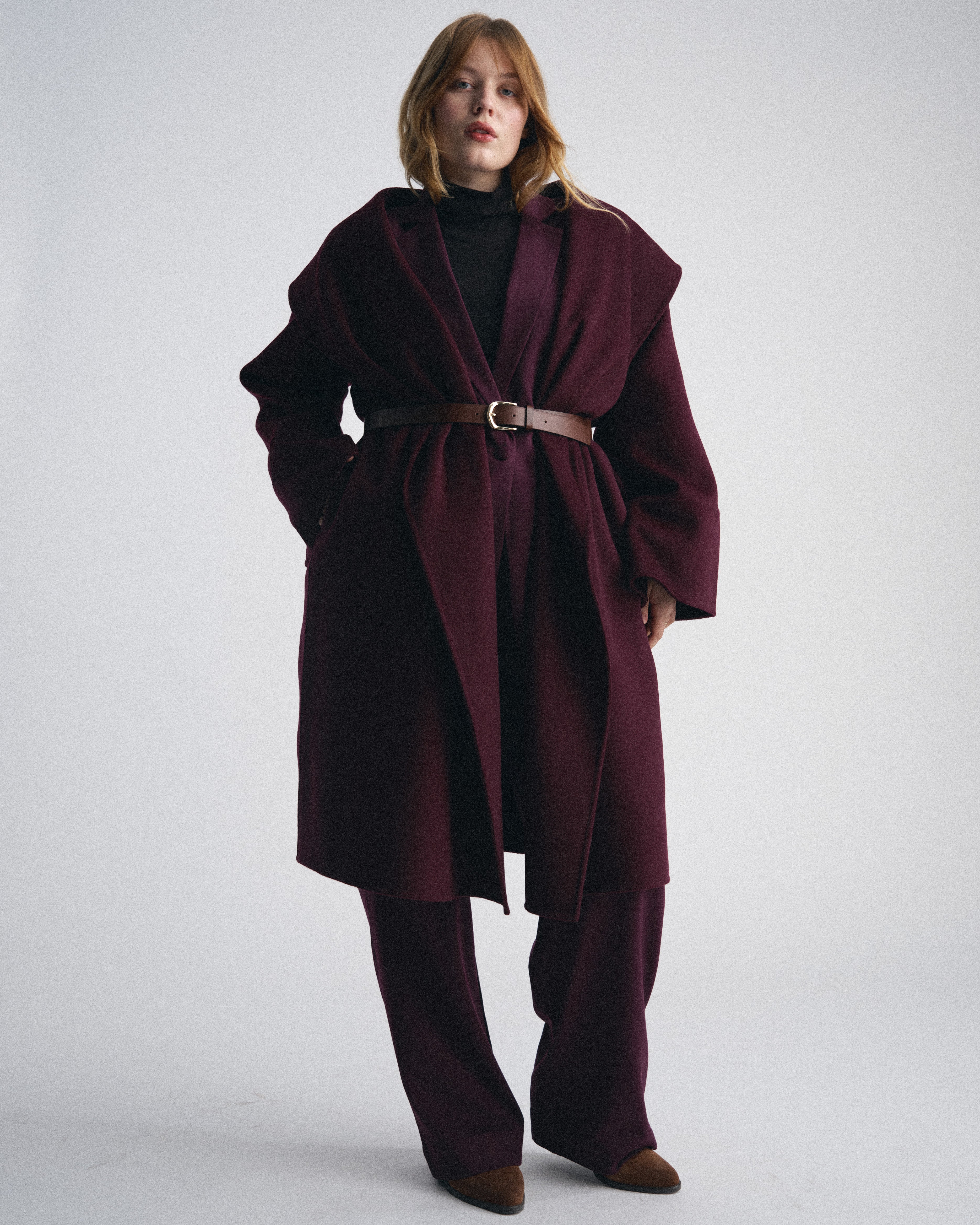 Ovy KAJA FAVORITE INSULATION COAT サイズ2 Asha Double Face Wool Blend Coat - Gamay – Universal Standard