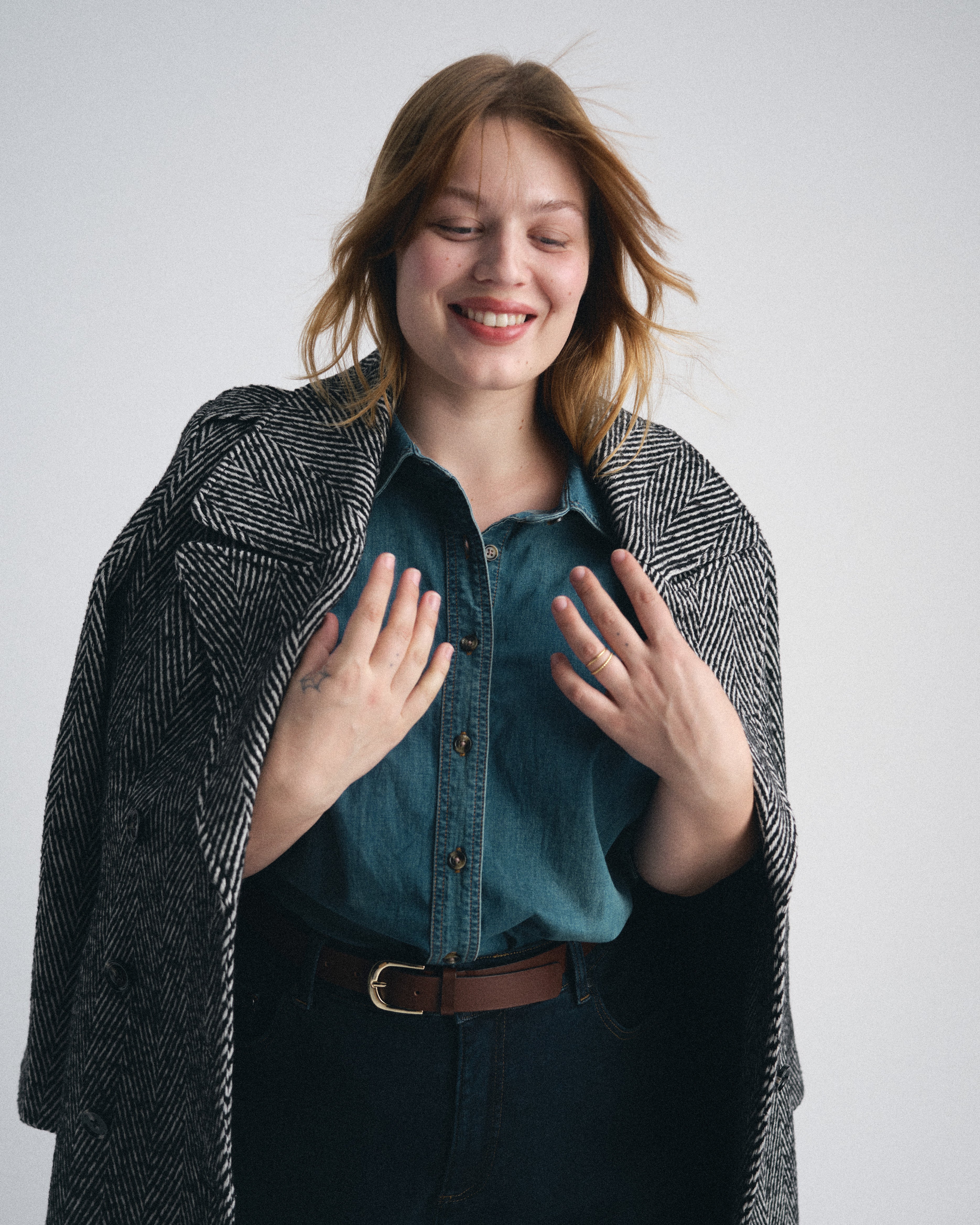 Callaghan Wool Blend Coat - Herringbone – Universal Standard