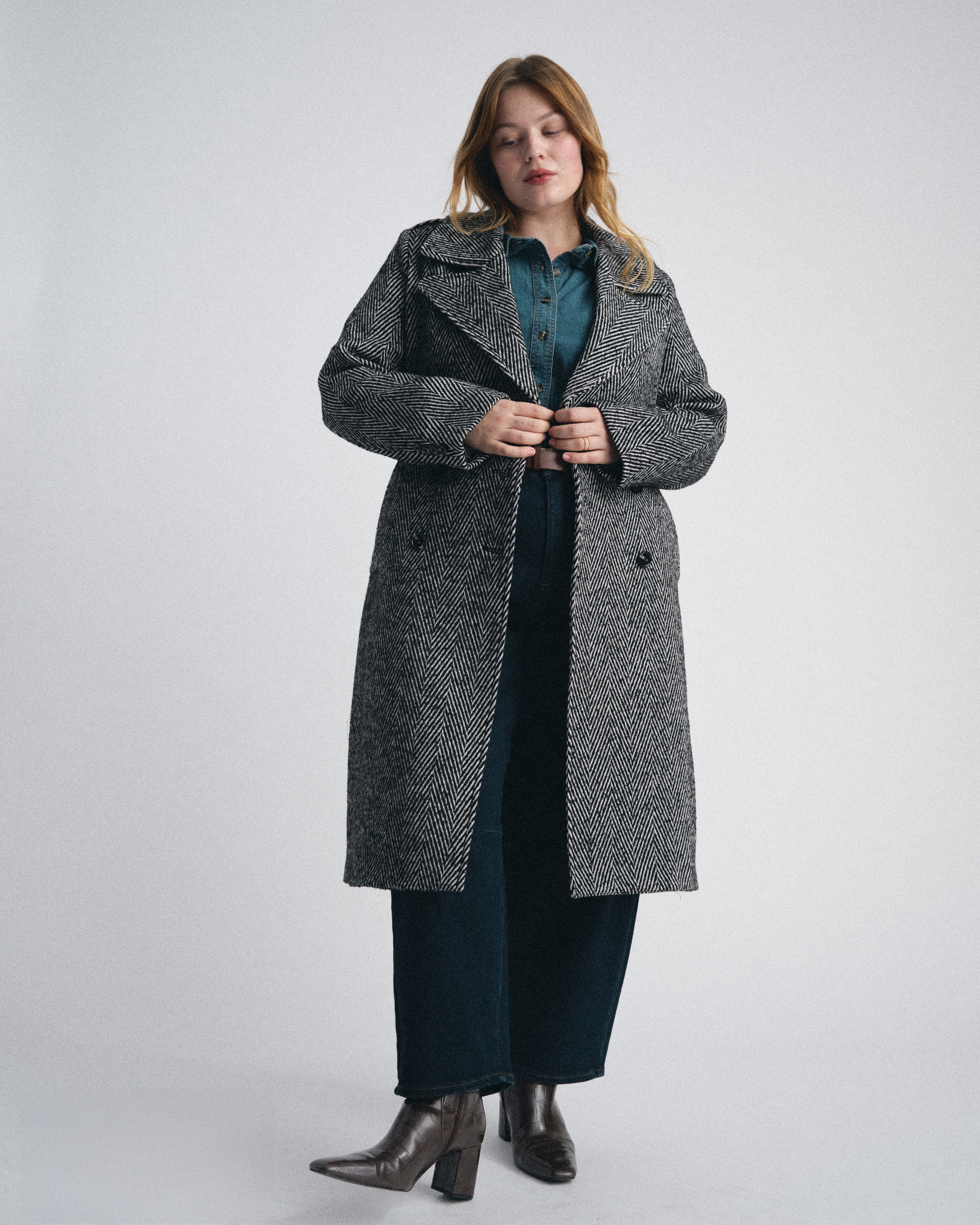 Callaghan Wool Coat - Herringbone – Universal Standard