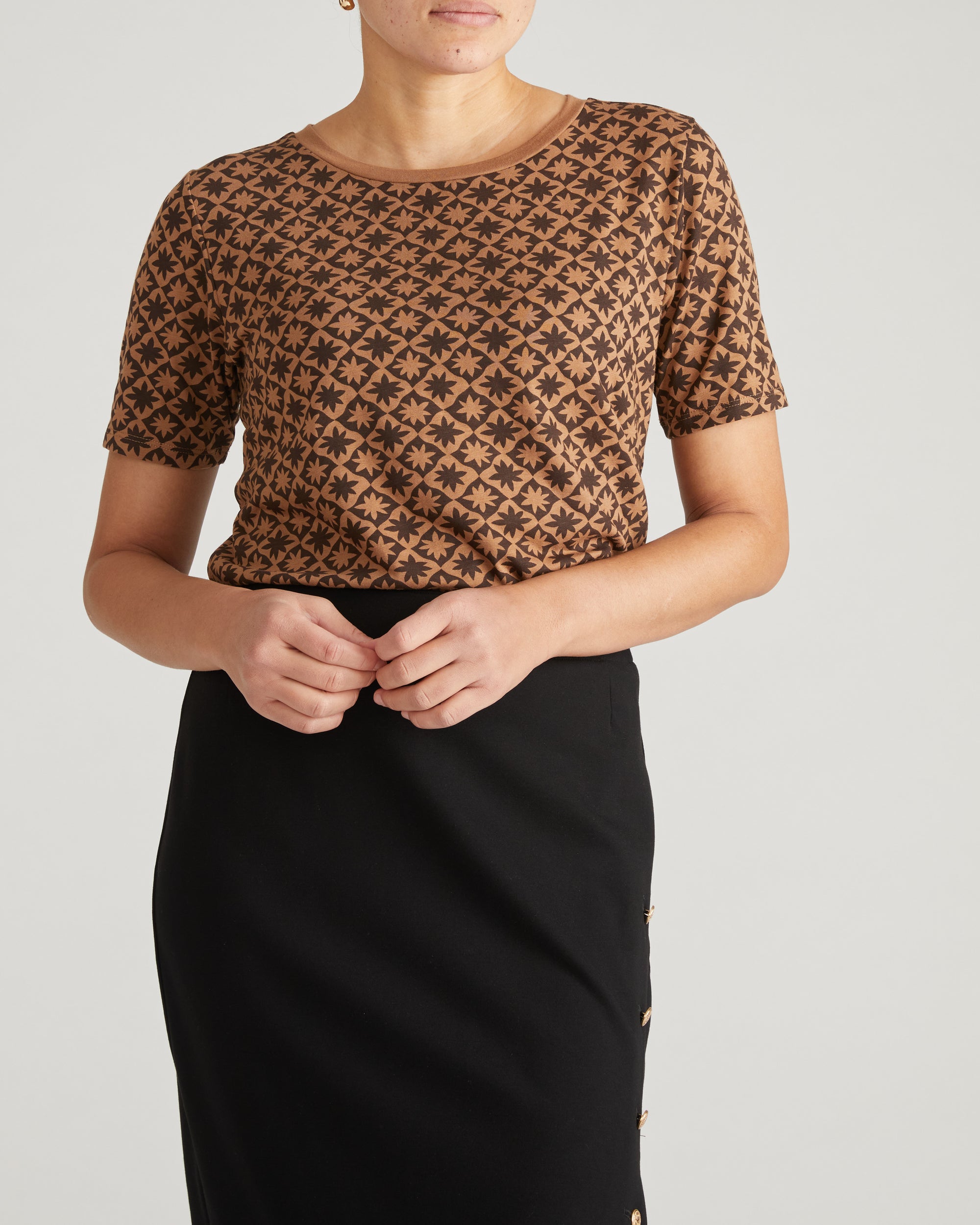 Tee Rex - Brown Hacienda Print