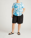Tee Rex - Blue Majolica Print | Plus Size & Straight Size Women's Fashion | Universal Standard