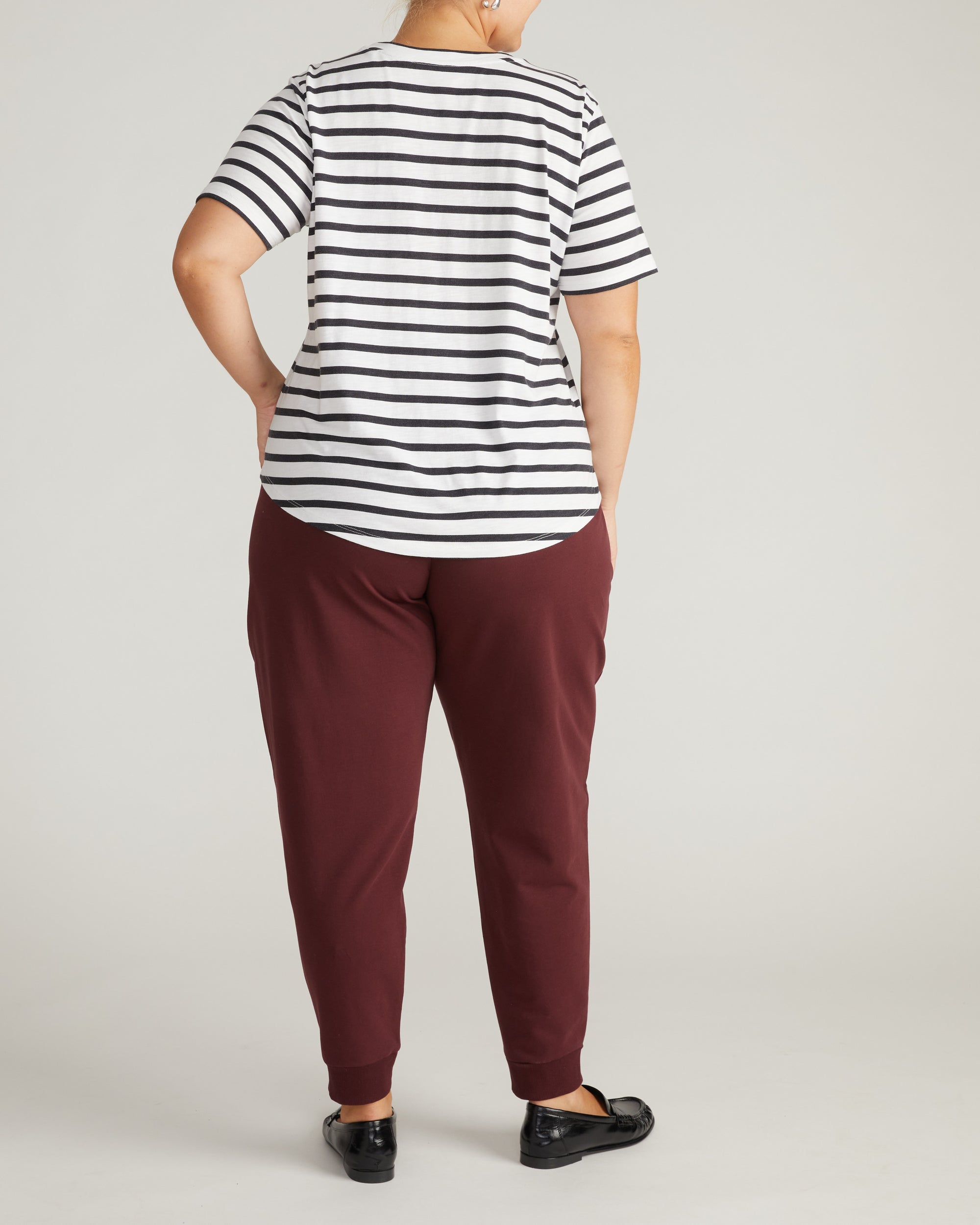 Light-As-Air Tee Rex - Zen Stripe | Plus Size & Straight Size Women's Fashion | Universal Standard