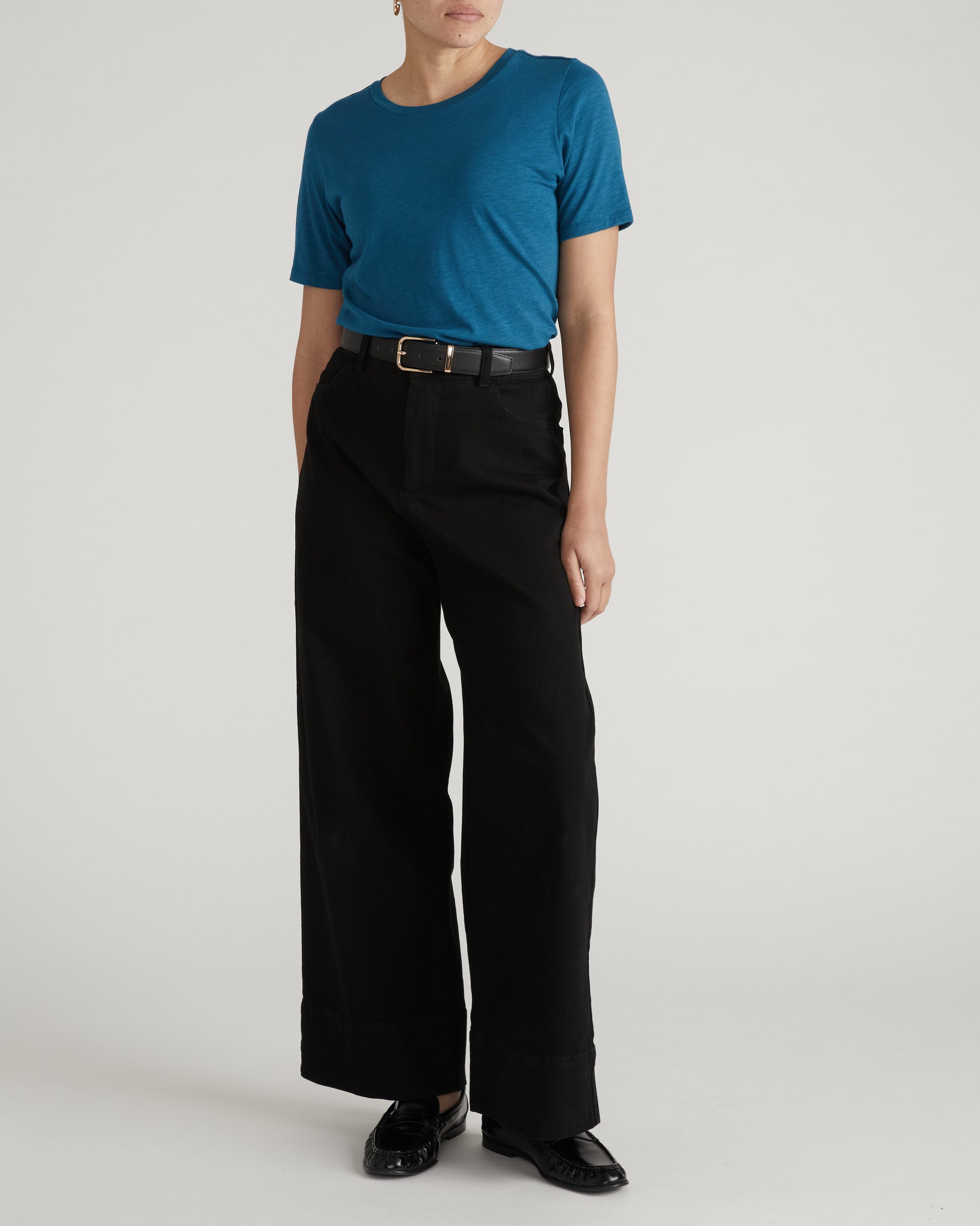 Light-As-Air Tee Rex - Ink Blue | Plus Size & Straight Size Women's Fashion | Universal Standard
