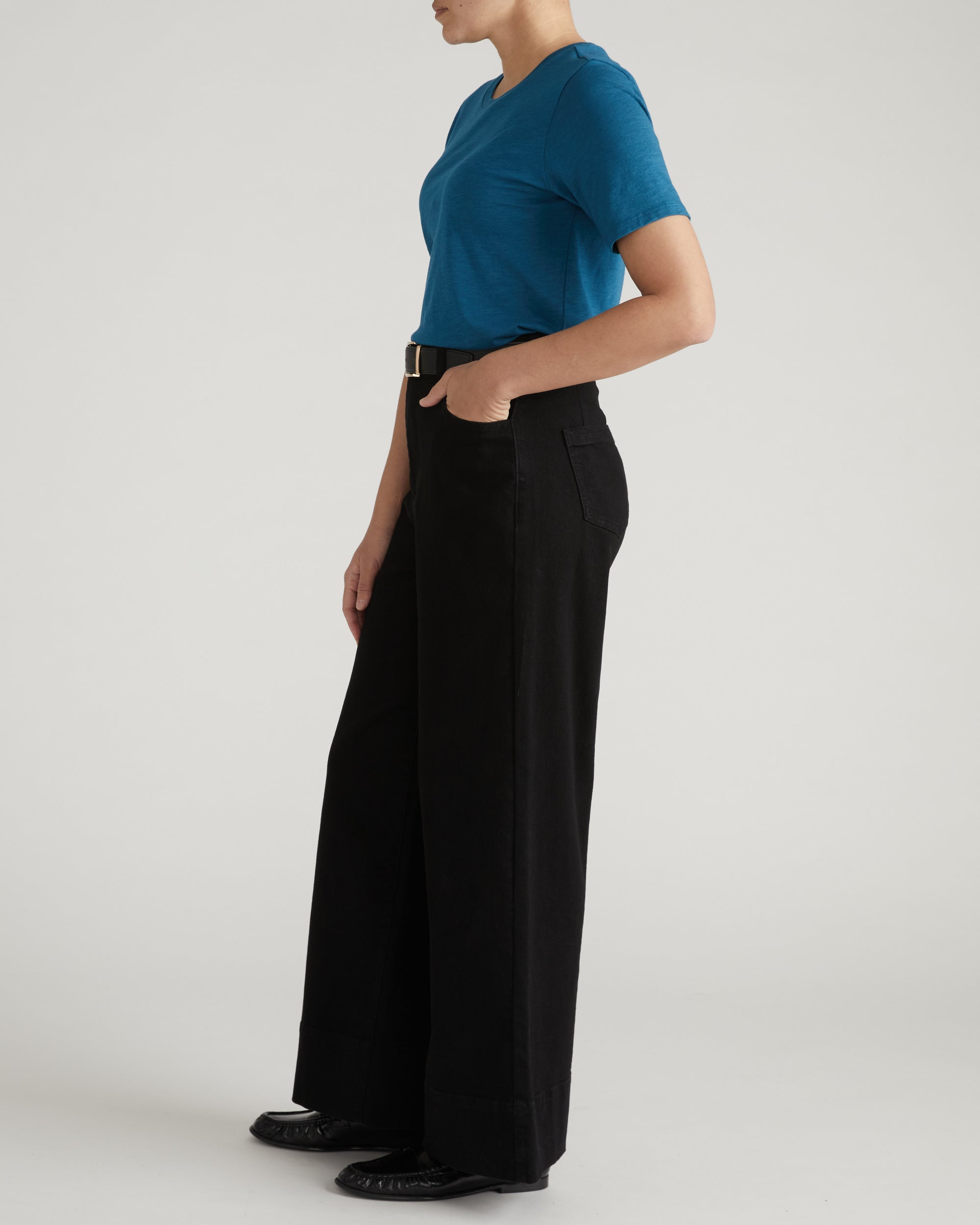 Light-As-Air Tee Rex - Ink Blue | Plus Size & Straight Size Women's Fashion | Universal Standard