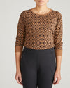 Long Sleeve Tee Rex - Brown Hacienda Print