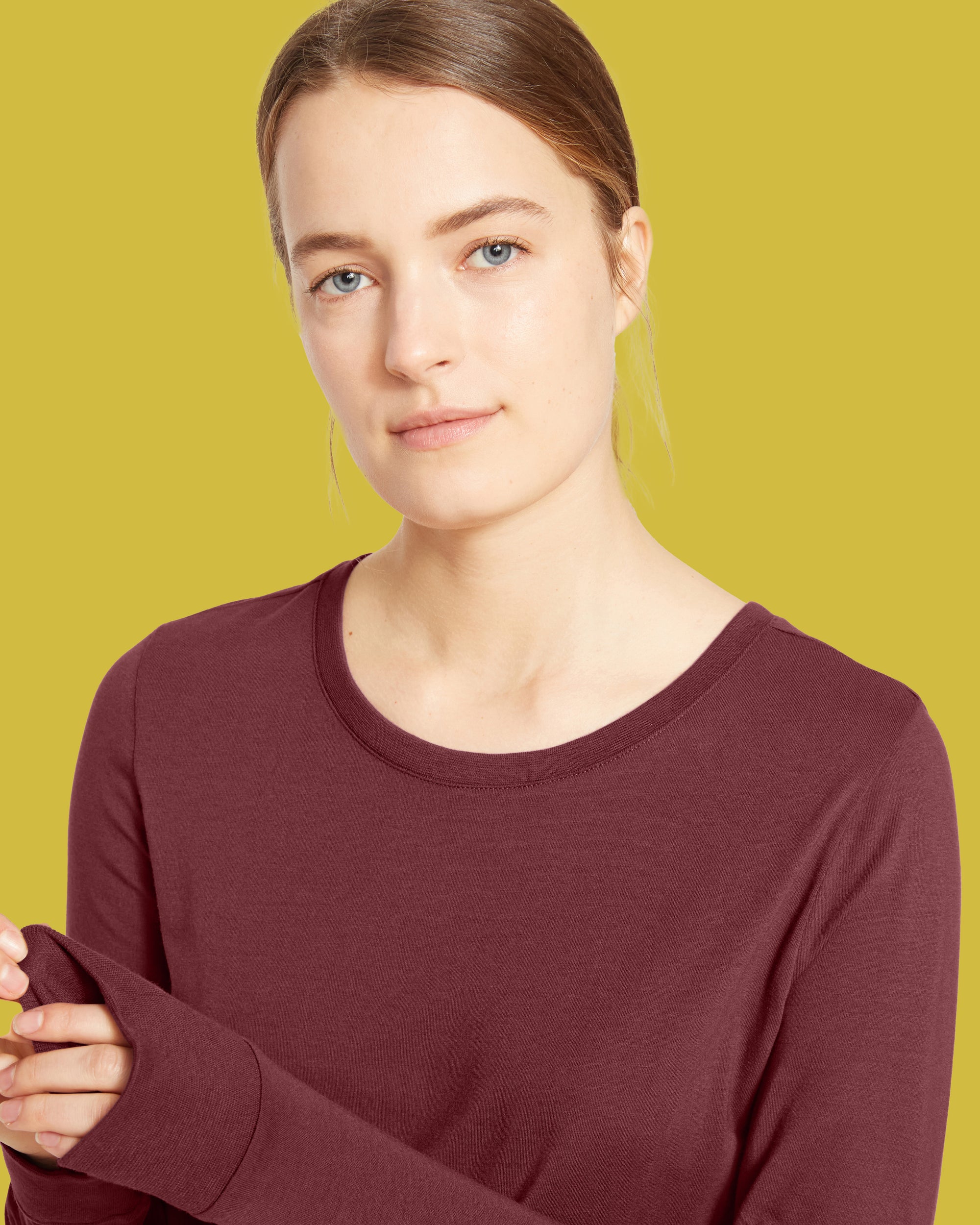 Long Sleeve Tee Rex - Black Cherry