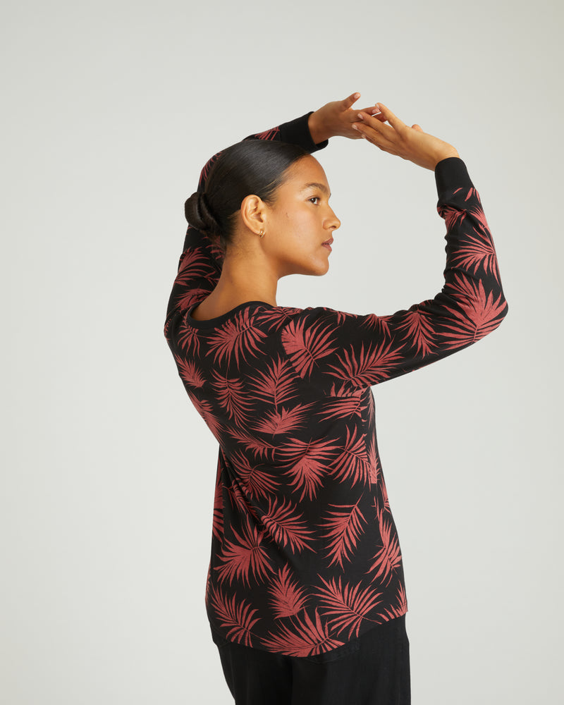 Long Sleeve V Rex - Bohem Print