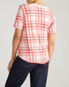 V Rex - Red Plaid Print