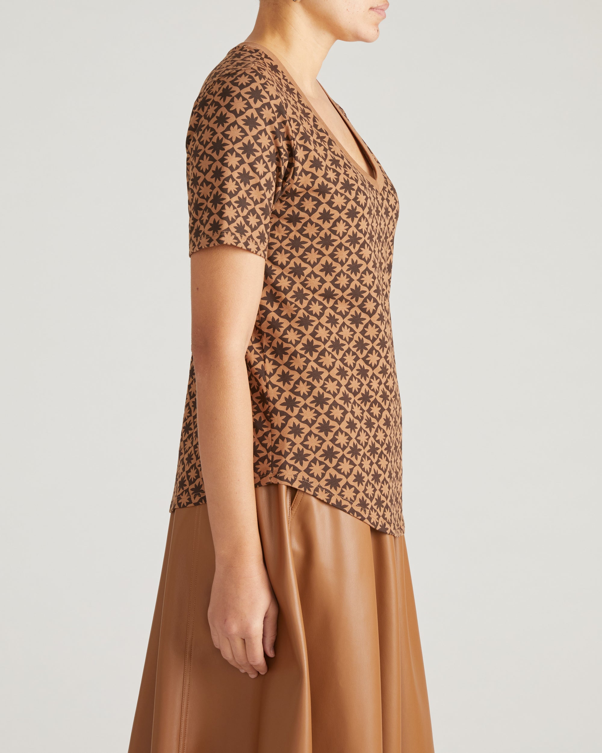 V Rex - Brown Hacienda Print