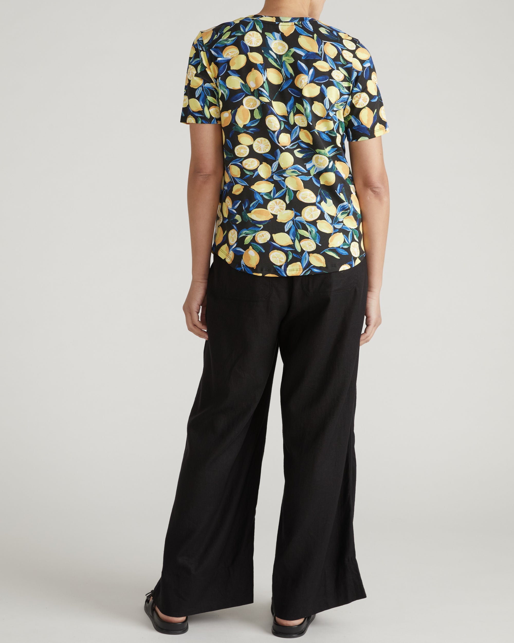 V Rex - Black Limoncello Print | Plus Size & Straight Size Women's Fashion | Universal Standard