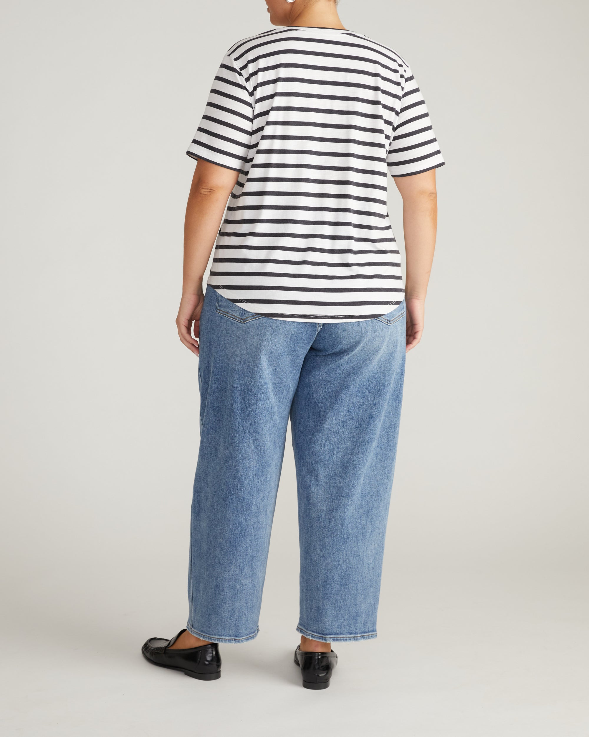 Light-As-Air V Rex - Zen Stripe | Plus Size & Straight Size Women's Fashion | Universal Standard