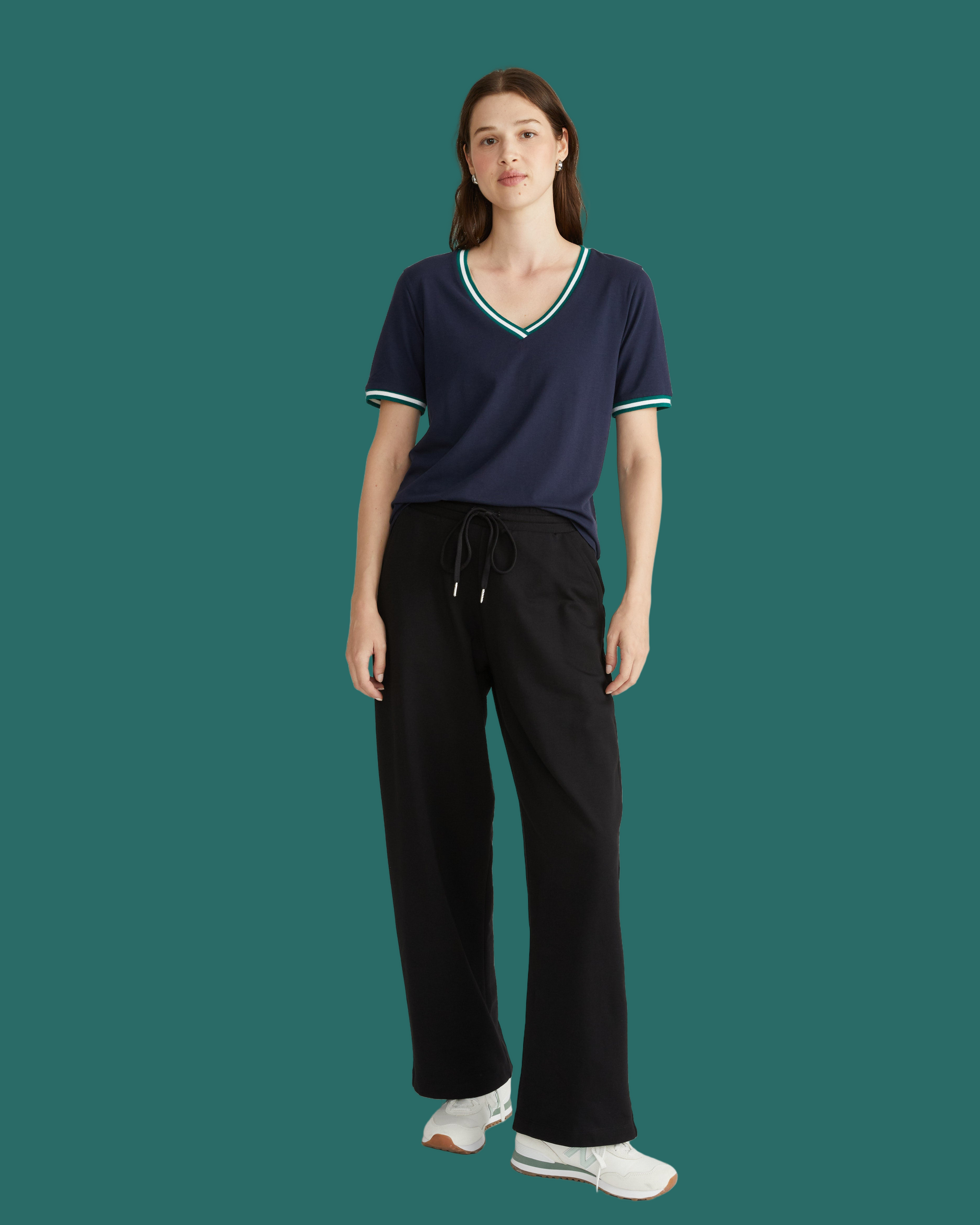 V Rex - Navy with Aventurine/White Trim