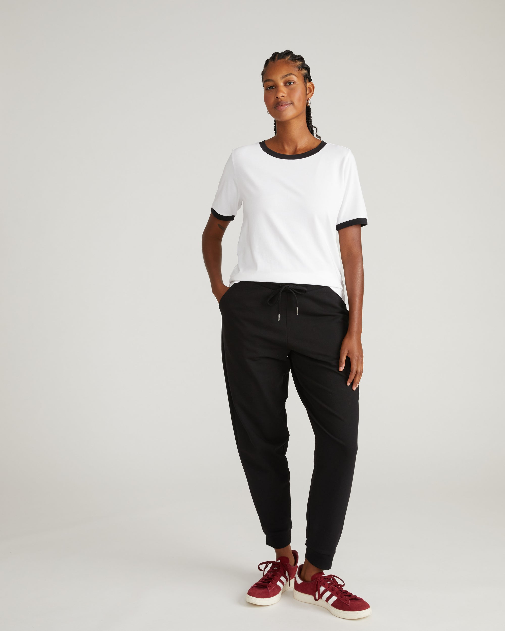 Tee Rex - White/Black Trim