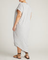 Iconic Stretch Linen Geneva Dress - Beach Stripe | Plus Size & Straight Size Women's Fashion | Universal Standard
