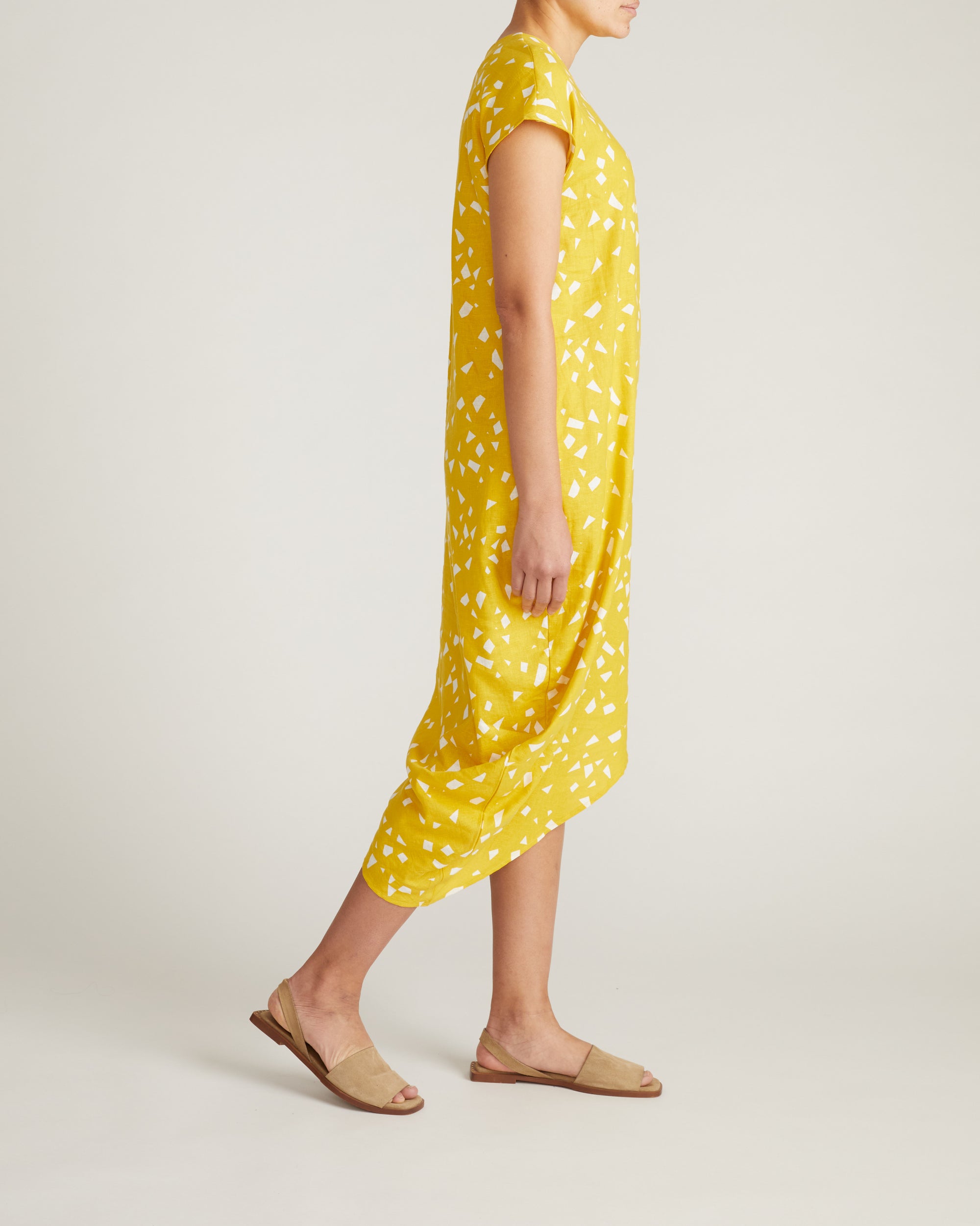 Iconic Stretch Linen Geneva Dress