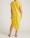 Iconic Stretch Linen Blend Geneva Dress - Yellow Confetti Print | Plus Size & Straight Size Women's Fashion | Universal Standard