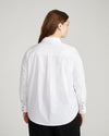 Elbe Popover Stretch Poplin Shirt Classic Fit - White
