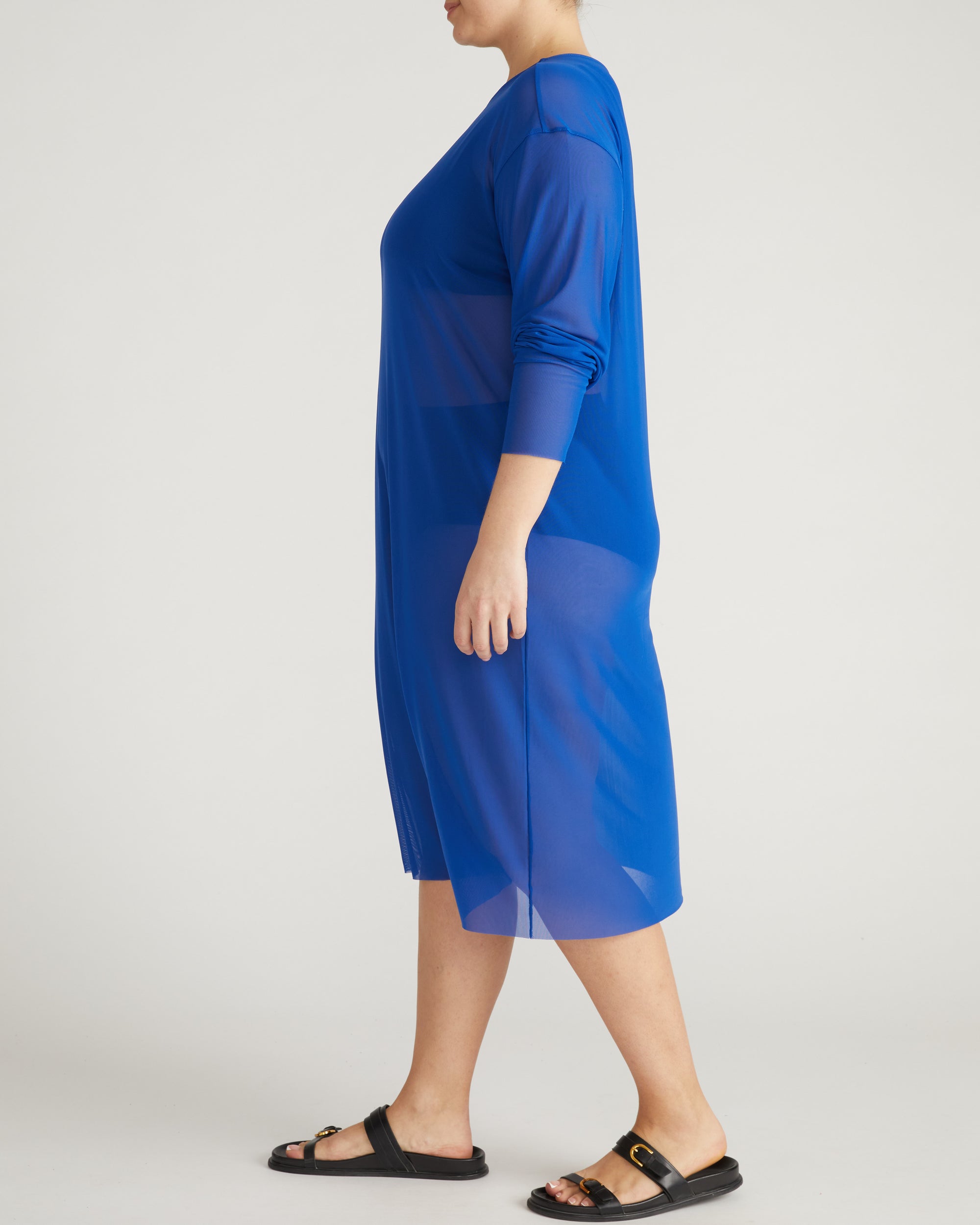 Thames Fog Dress - Ultramarine | Plus Size & Straight Size Women's Fashion | Universal Standard
