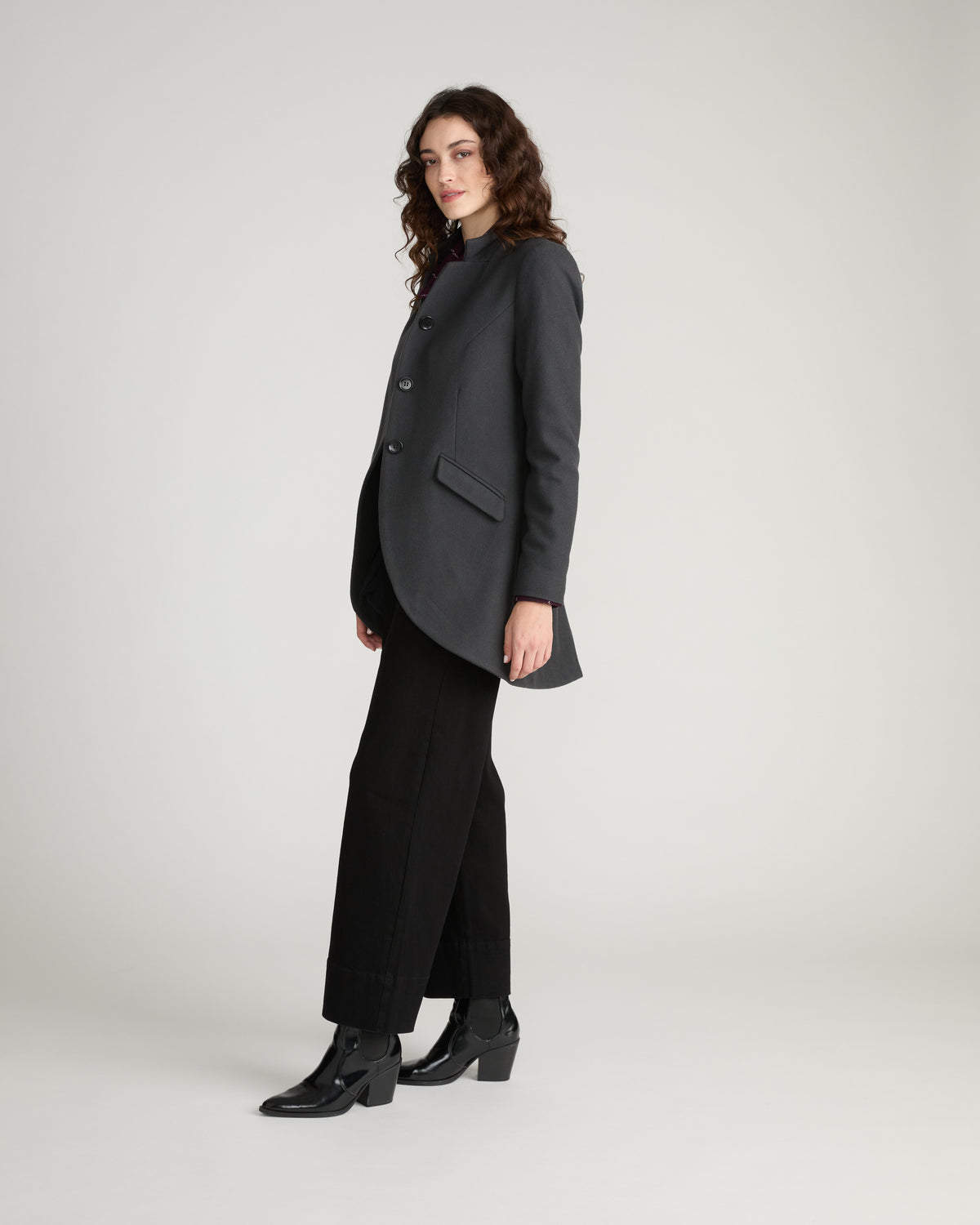 Beas Coat - Obsidian Gray