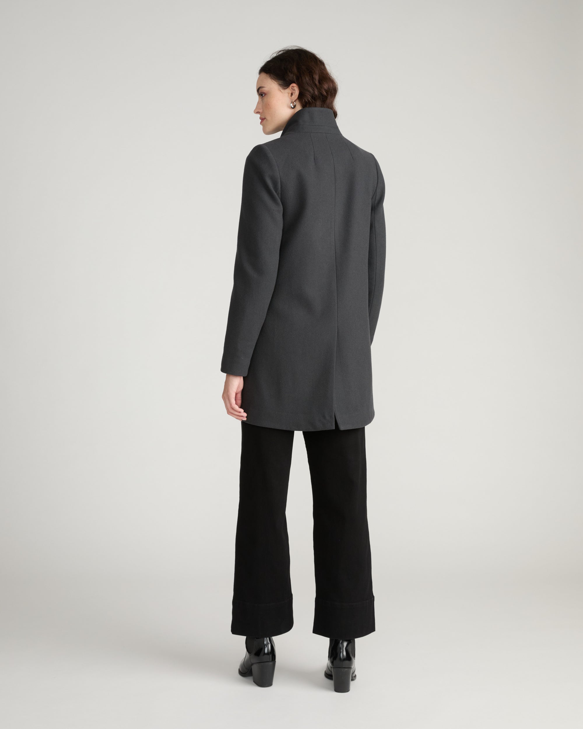 Beas Coat - Obsidian Gray