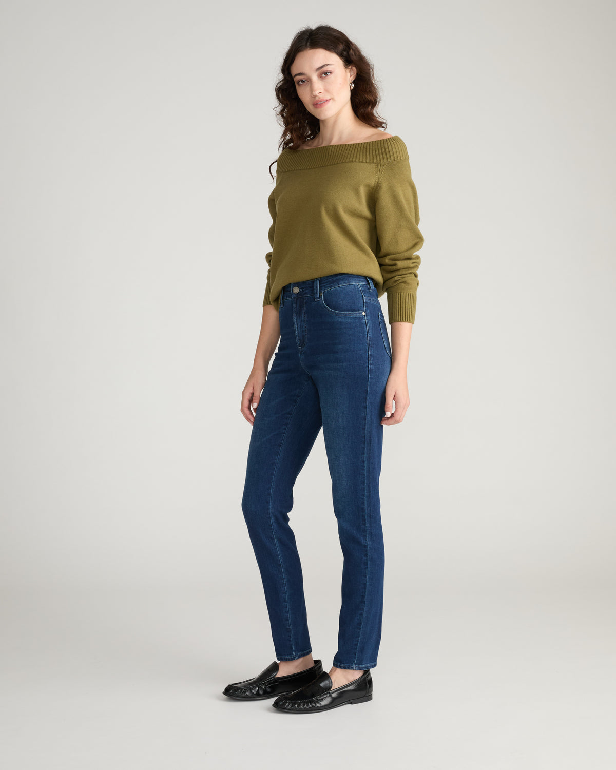 Seine High Rise Skinny Jeans 32 Inch - Berkeley Blue