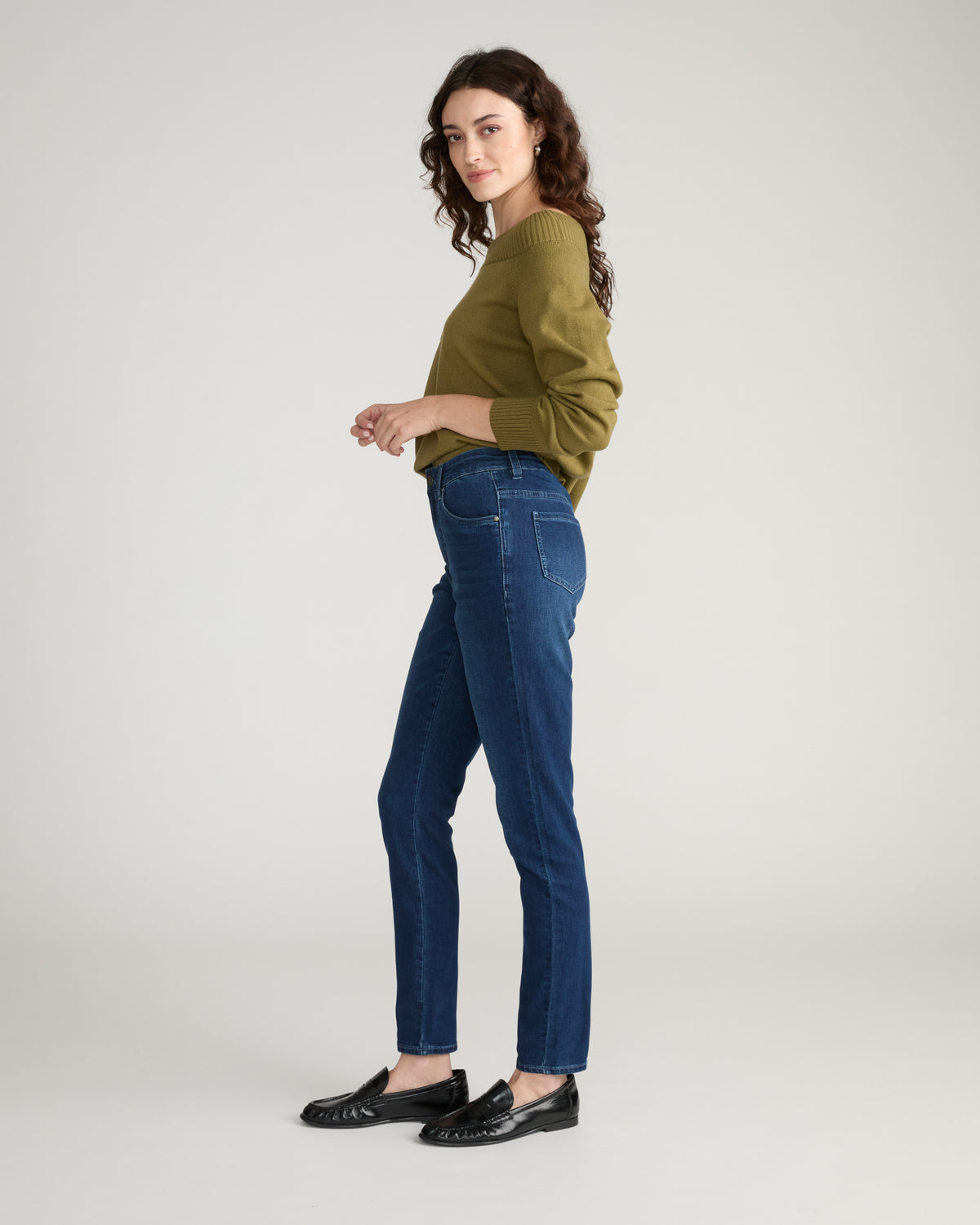 Seine High Rise Skinny Jeans 32 Inch - Berkeley Blue