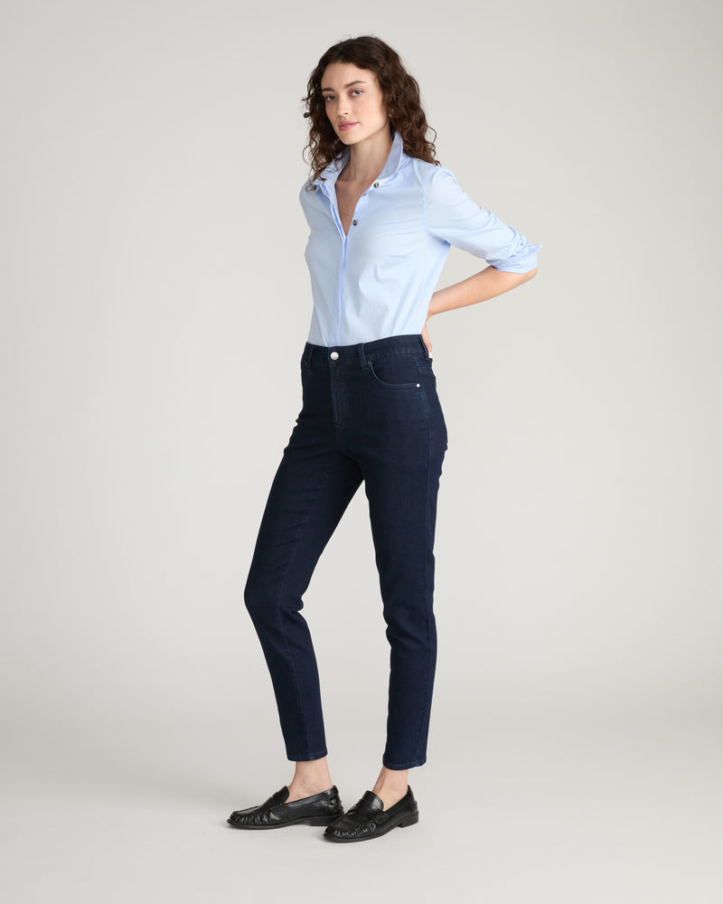 Seine High Rise Skinny Jeans 30 Inch - Dark Indigo