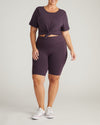 Next-to-Naked Bike Shorts - Purple Jewel | Plus Size & Straight Size Women's Fashion | Universal Standard