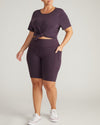 Next-to-Naked Bike Shorts - Purple Jewel | Plus Size & Straight Size Women's Fashion | Universal Standard