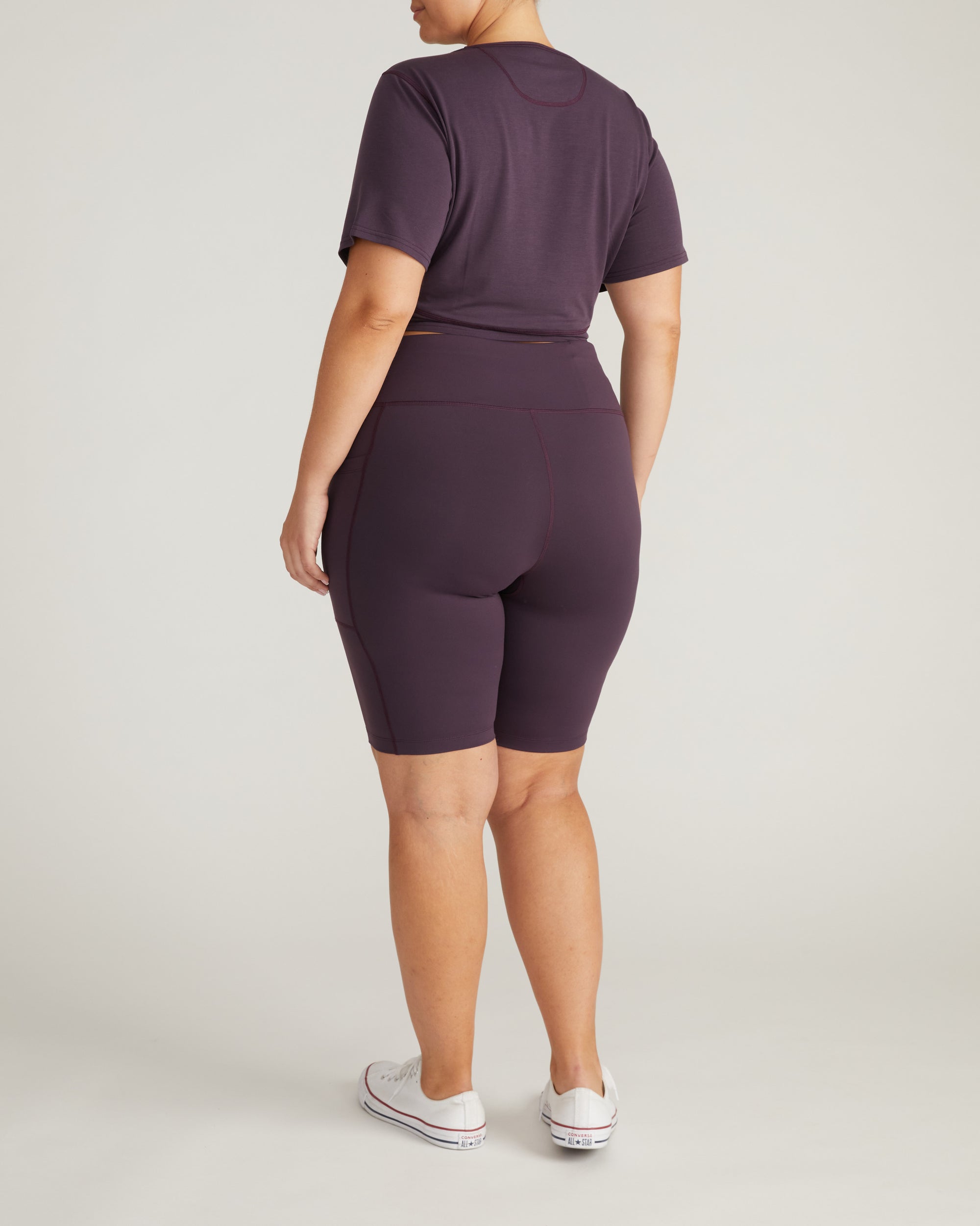 Next-to-Naked Bike Shorts - Purple Jewel | Plus Size & Straight Size Women's Fashion | Universal Standard