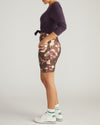 Woman wearing Next-to-Naked Bike Shorts - Lotus Print from Universal Standard