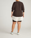 Mia Long Sleeve Movement Tee - Deep Brown | Plus Size & Straight Size Women's Fashion | Universal Standard