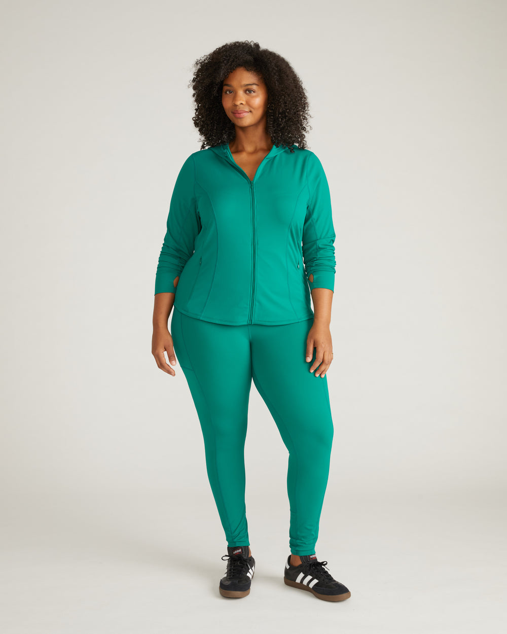Next-to-Naked Hooded Zip Jacket - Aventurine