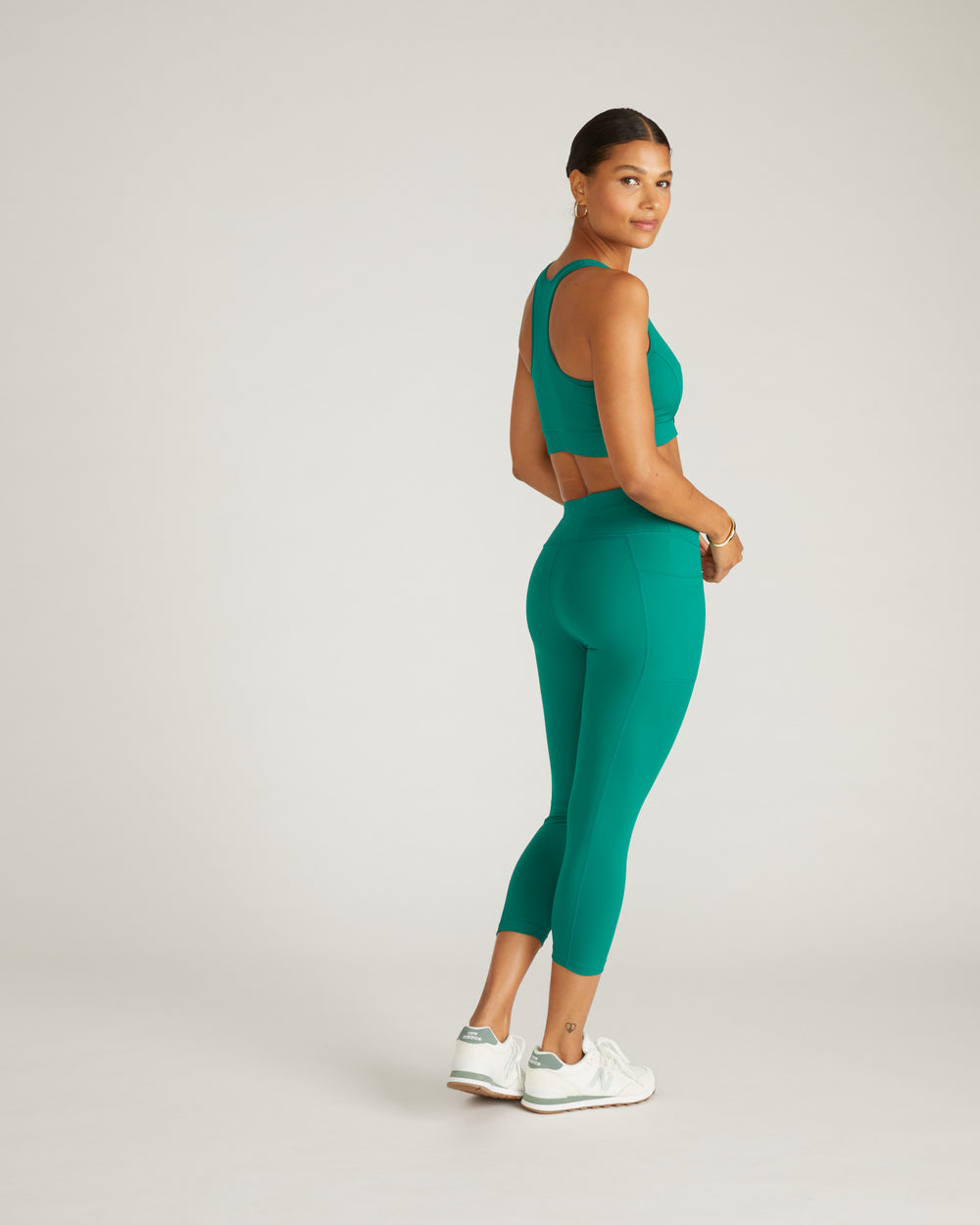 Next-to-Naked Cropped Pocket Legging - Aventurine
