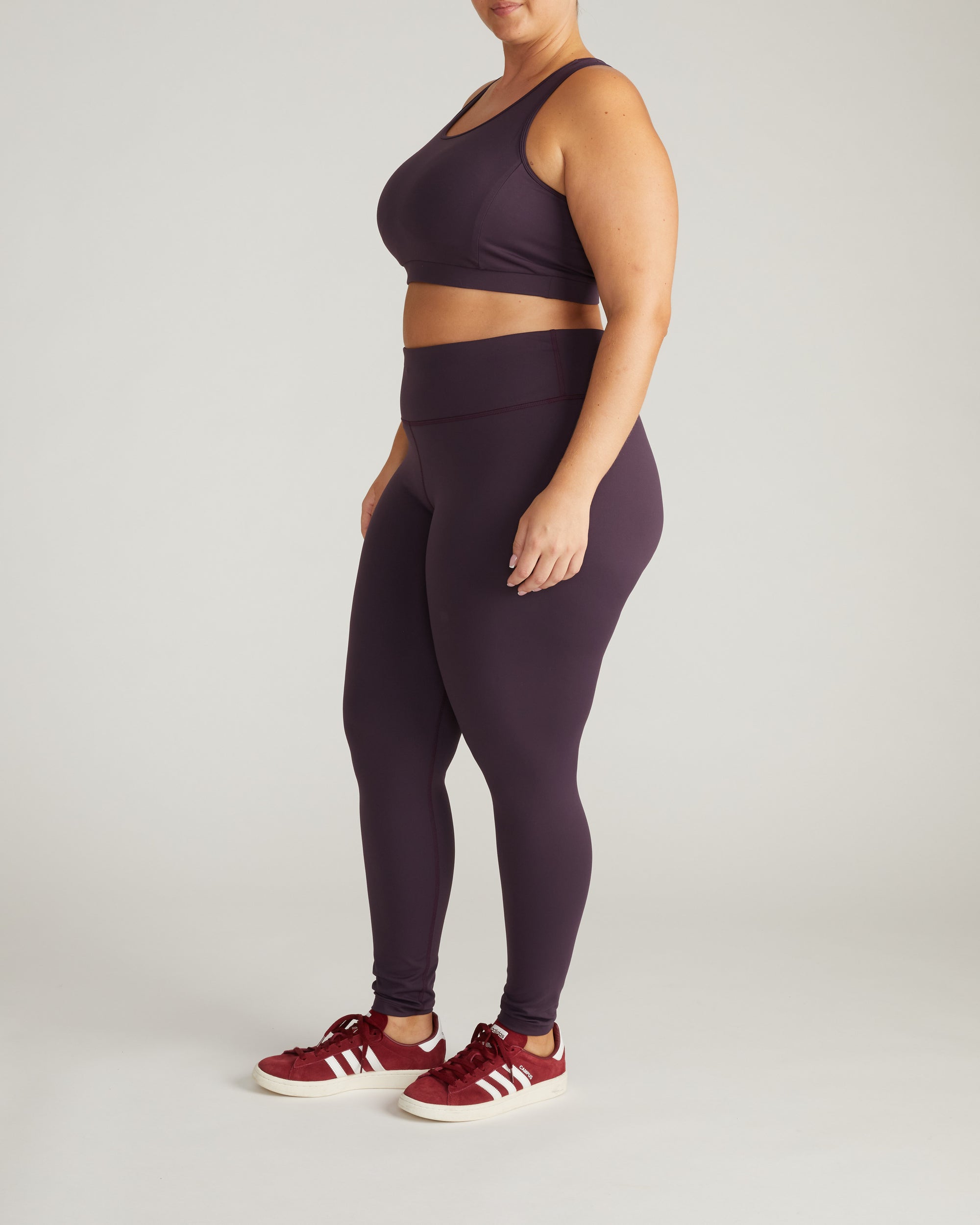 Next-to-Naked Racerback Sports Bra - Purple Jewel | Plus Size & Straight Size Women's Fashion | Universal Standard