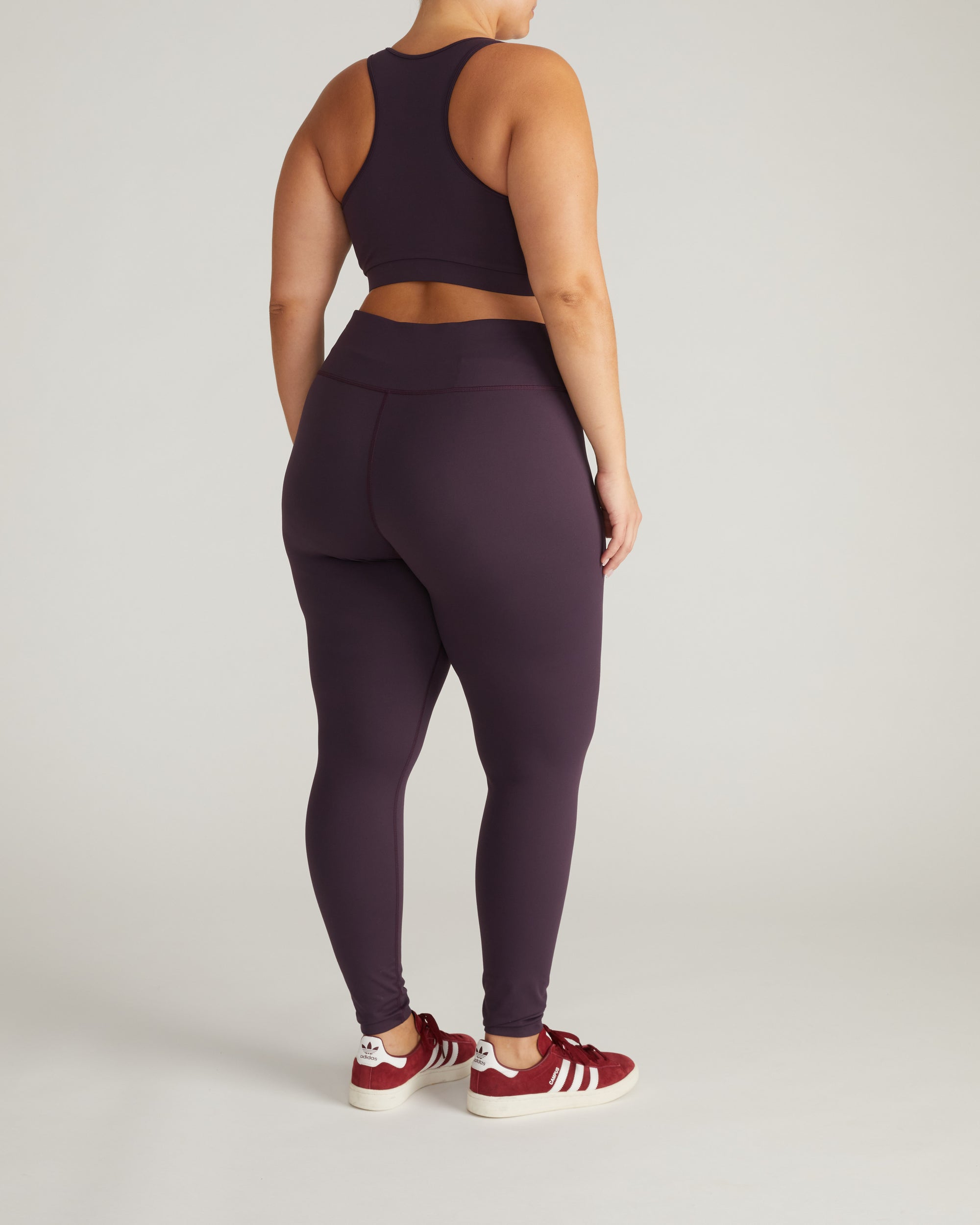 Next-to-Naked Racerback Sports Bra - Purple Jewel | Plus Size & Straight Size Women's Fashion | Universal Standard