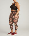 Next-to-Naked Racerback Sports Bra - Deep Brown/Dove Wing Trim | Plus Size & Straight Size Women's Fashion | Universal Standard