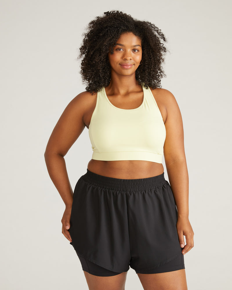 Next-to-Naked Racerback Sports Bra - Reed
