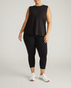 Woman wearing Mia Movement Tank - Black from Universal Standard