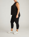 Woman wearing Mia Movement Tank - Black from Universal Standard