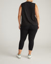Woman wearing Mia Movement Tank - Black from Universal Standard