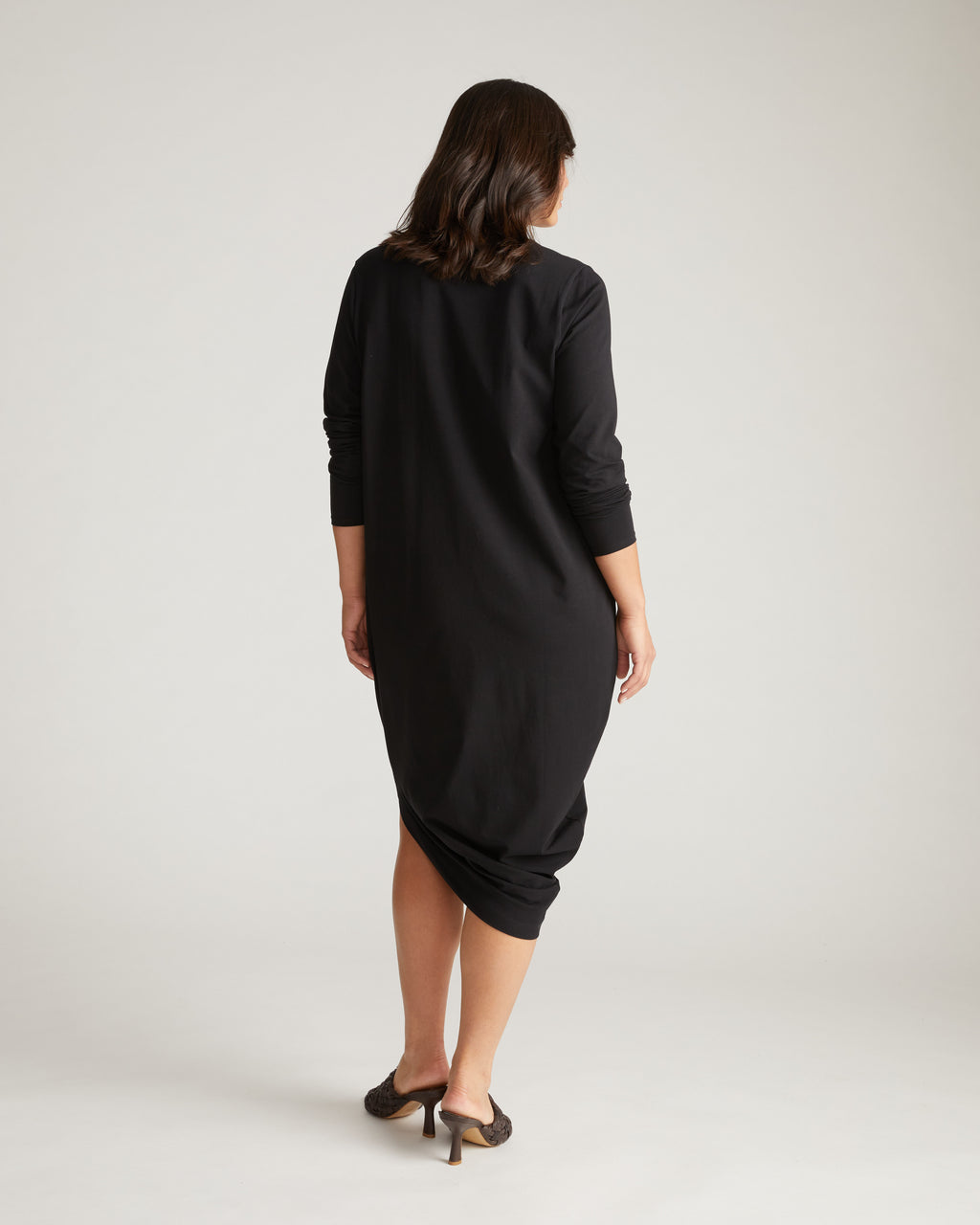 Iconic Long Sleeve V-Neck Geneva Dress