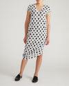 Iconic Geneva V-Neck Dress - Eclipse Print | Plus Size & Straight Size Women's Fashion | Universal Standard