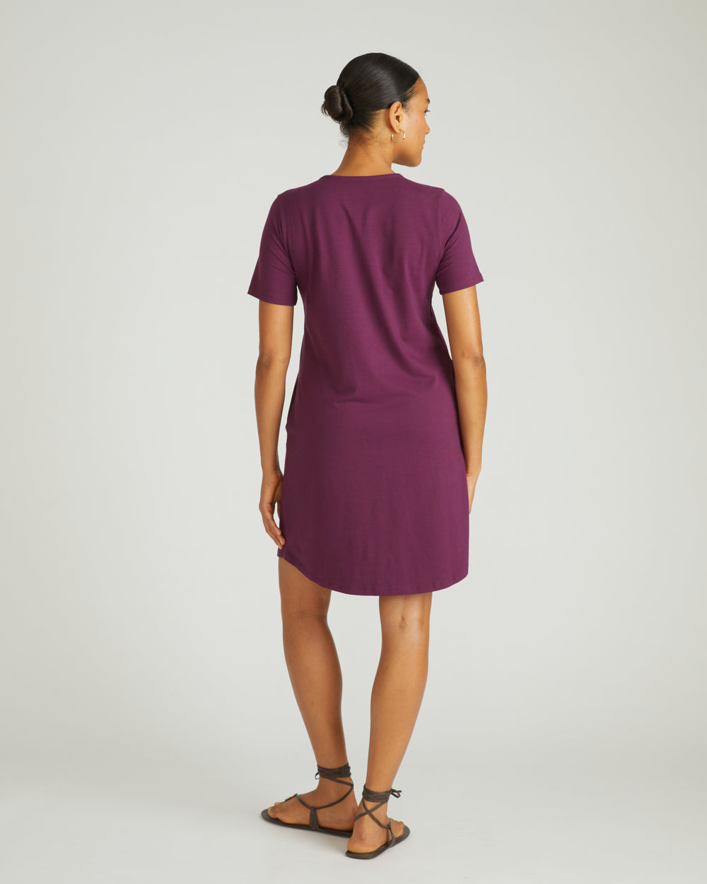 Halie T-Shirt Dress - Gamay