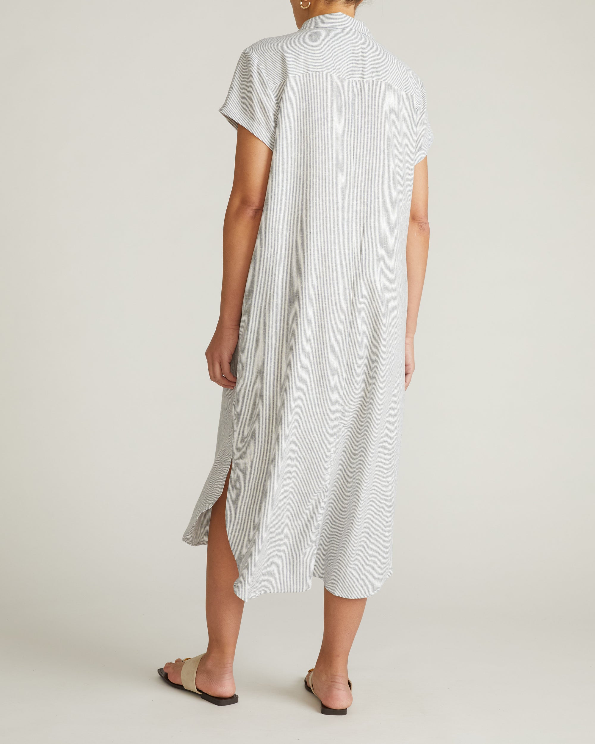 Dune Linen Shirtdress - Beach Stripe | Plus Size & Straight Size Women's Fashion | Universal Standard