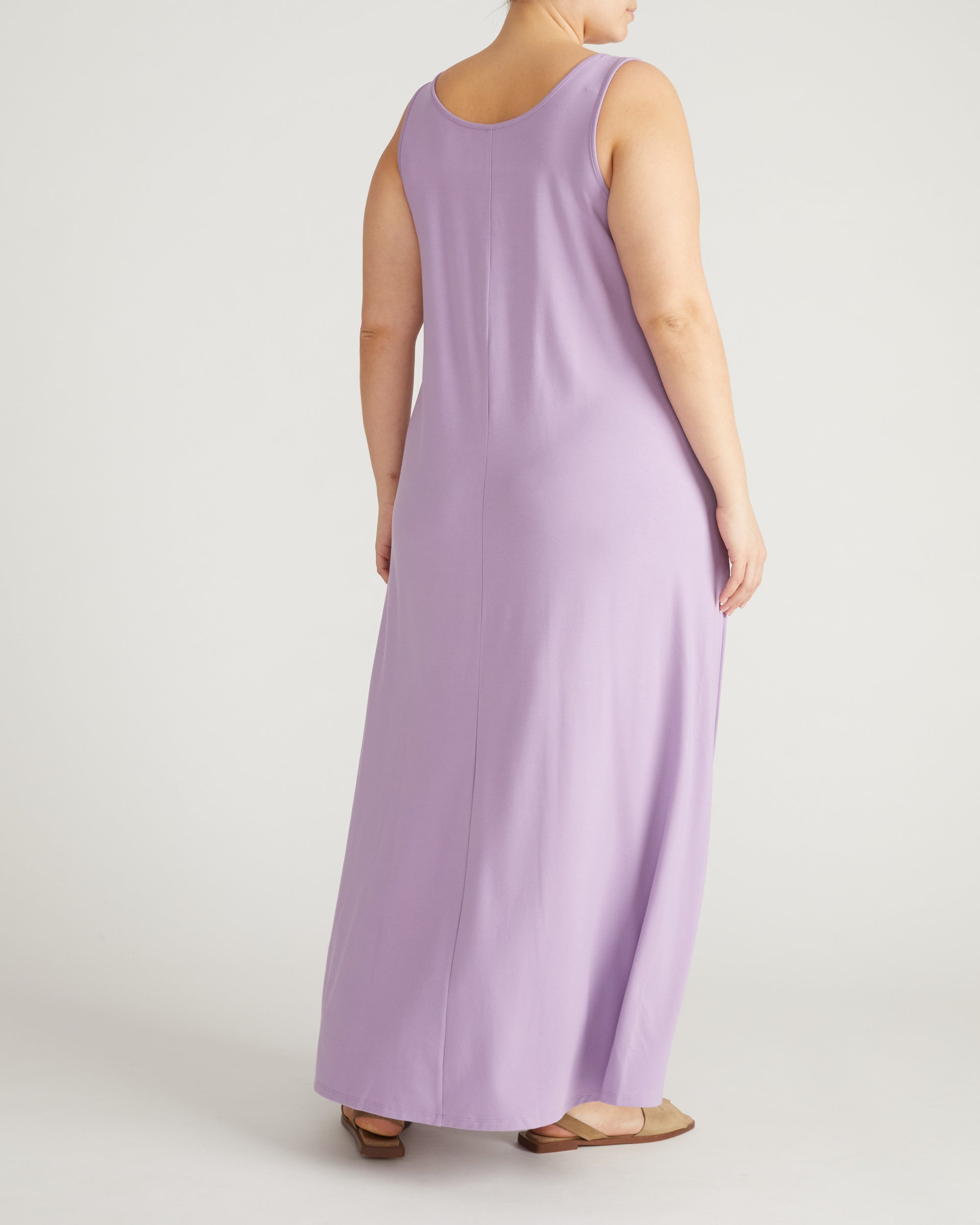 Athena Divine Jersey Dress - Spring Iris | Plus Size & Straight Size Women's Fashion | Universal Standard