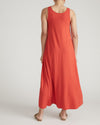 Athena Divine Jersey Dress - Shoreline Sunset | Plus Size & Straight Size Women's Fashion | Universal Standard