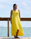 Athena Divine Jersey Dress - Yellow