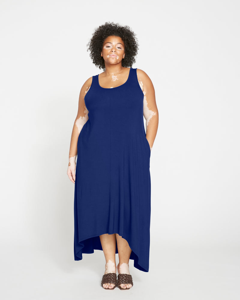 Athena Divine Jersey Dress - Cenote